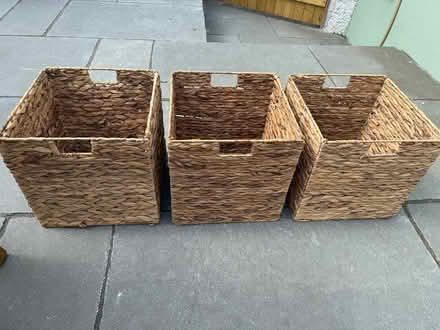 Photo of free 3 wicker storage containers (Terenure) #1
