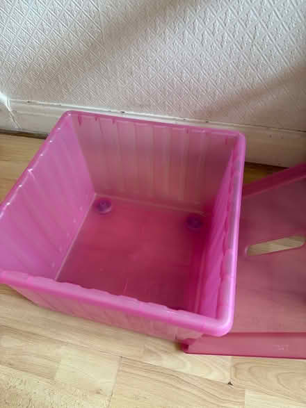Photo of free Ikea VESSLA Storage Box Crate on wheels with lid (Eastfields CR4) #3