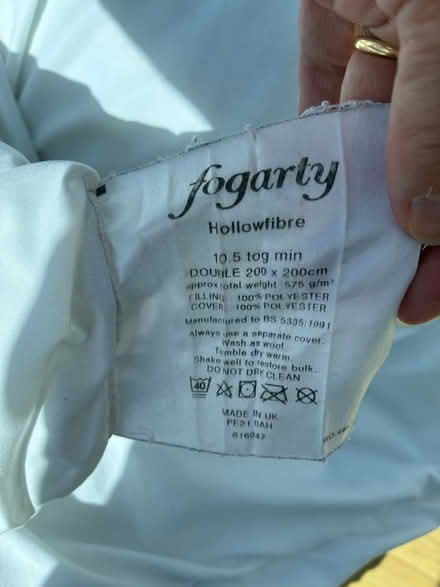 Photo of free Double duvet - Hollowfibre (Whyteleafe, CR3) #2