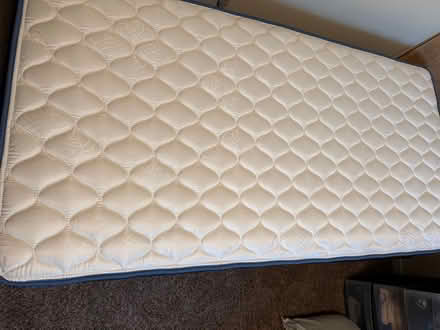 Photo of free Twin mattress and metal bed frame (Woodburn, OR) #2