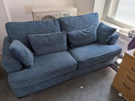 Photo of free Blue sofa (Central Lancaster LA1) #1