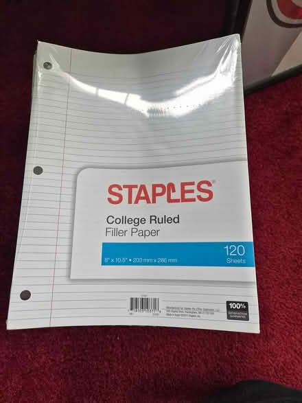 Photo of free Binder paper (South San Francisco) #1