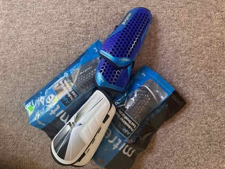 Photo of free 4x Football Shin Pads size M&L (Teddington TW11) #1