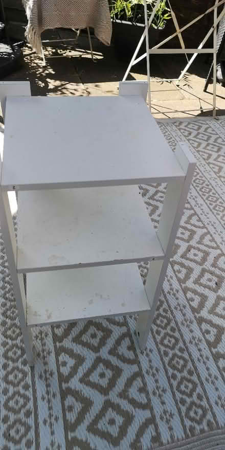 Photo of free Small shelved side table (Marsh LA1) #2