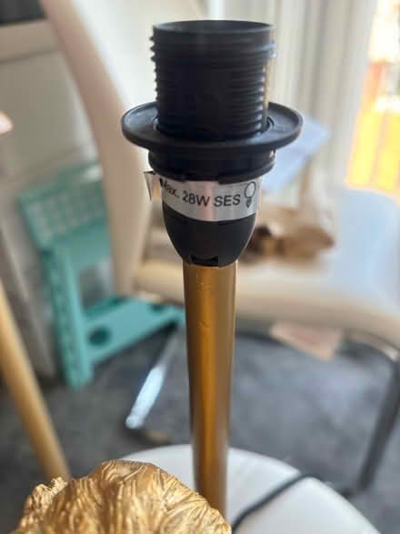 Photo of free Table lamp gold monkey (Spalding PE11) #3
