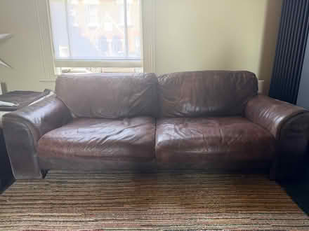 Photo of free Leather sofa #2 (Queens Park W10) #2