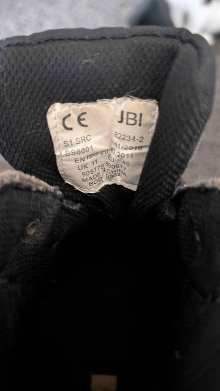 Photo of free JBI Steel Toecap Boots (Holmewood BD4) #2