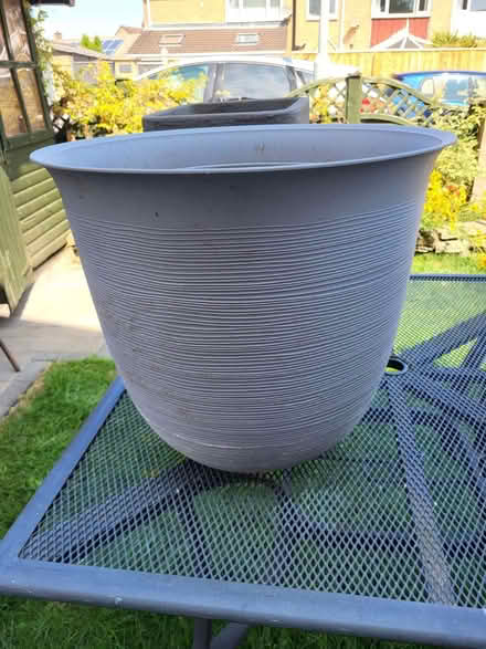 Photo of free Two large plastic plant potsThe (Chester-le-Street DH3) #2