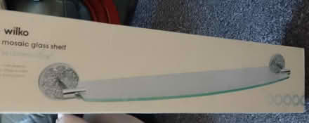 Photo of free Glass bathroom shelf (CT8) #1