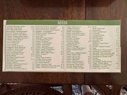 Photo of free Box of seeds (Oxshott KT22) #3