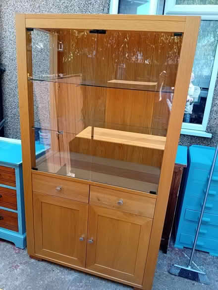 Photo of free Glass cabinet (Hanworth TW13) #1