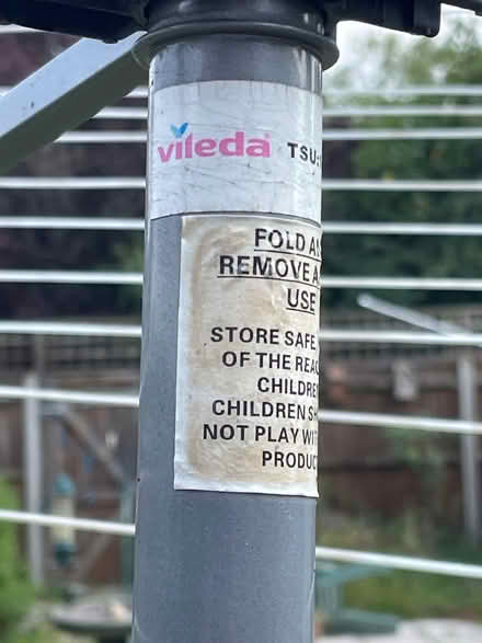 Photo of free Vileda 4 Rotary Clothes Dryer (Ruislip HA4) #2