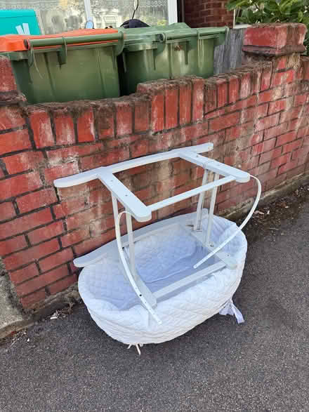 Photo of free Moses basket with stand(not mine) (Plaistow E13) #1
