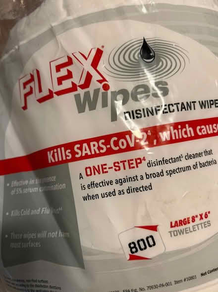 Photo of free Large roll of disinfectant wipes (Marley) #1
