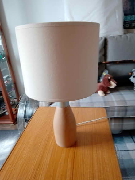 Photo of free Wooden base table lamp (Orton Goldhay PE2) #1