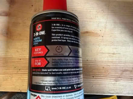 Photo of free White lithium grease (2/3 full) (Winchester SO22) #3