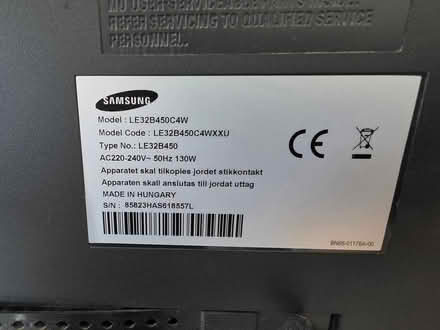 Photo of free Samsung TV (Broadstairs CT10) #2