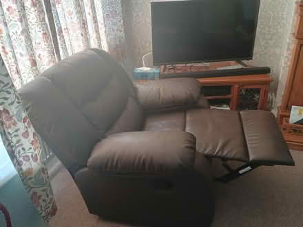 Photo of free 3 seater settee and chair (LS24) #2