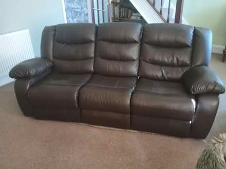 Photo of free 3 seater settee and chair (LS24) #3