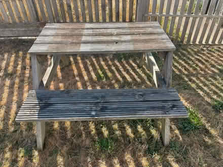 Photo of free Garden table/bench (Peacehaven) #2
