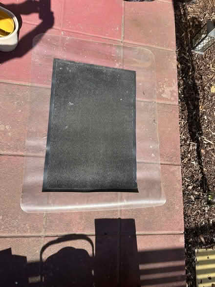 Photo of free heavy duty plastic floor protector matt. and indoor matt (Ware SG12) #1