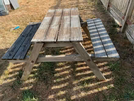 Photo of free Garden table/bench (Peacehaven) #1