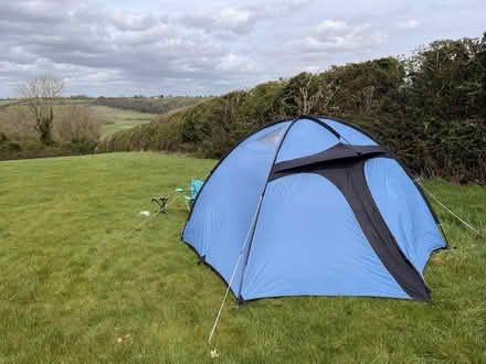 Photo of free 4-person blue tent (Fenny Stratford MK2) #1