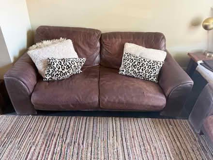 Photo of free Leather sofa (Queens Park W10) #2