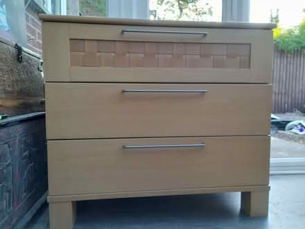Photo of free Chest of drawers and two bedside cabinets (Birch Hill RG12) #1