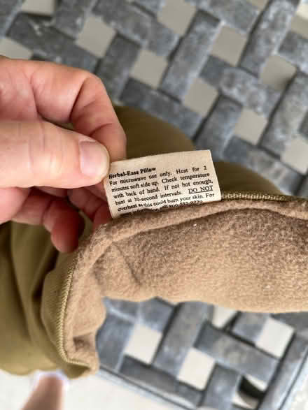 Photo of free Microwave heating pad (Downtown Mountain View) #2