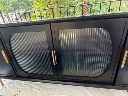 Photo of free Black media console gold hware (Brightwood Park/Petworth DC) #3