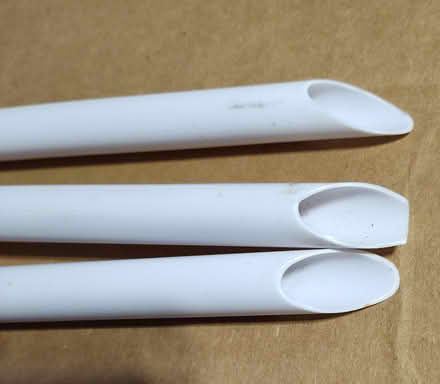 Photo of free 3 white plastic tubes, 45" long (Saugus) #3