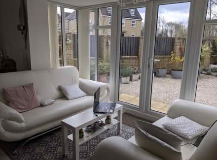 Photo of free white 3 Seater & 2 Seater sofa set (Scholes BD19) #3