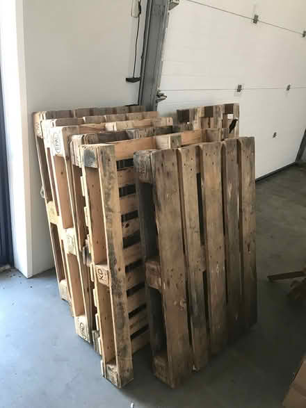 Photo of free Wooden pallets (MK12 Stacey Bushes) #1