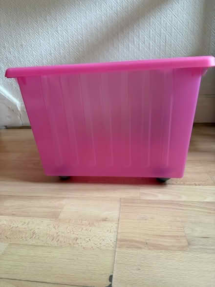 Photo of free Ikea VESSLA Storage Box Crate on wheels with lid (Eastfields CR4) #2