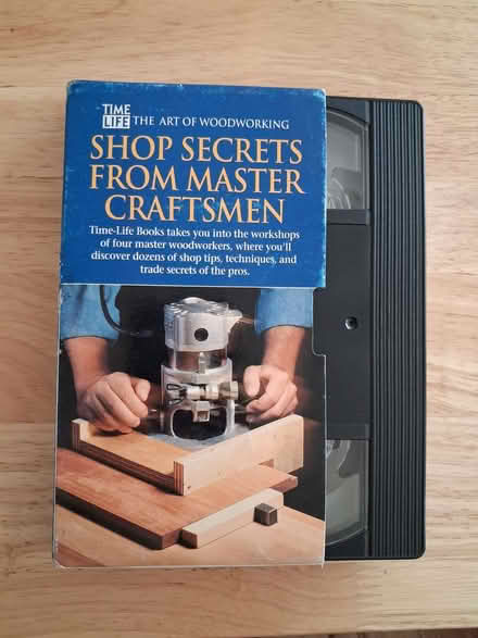 Photo of free VHS Video 1 hour The Art of Woodworking (Bare LA4) #1