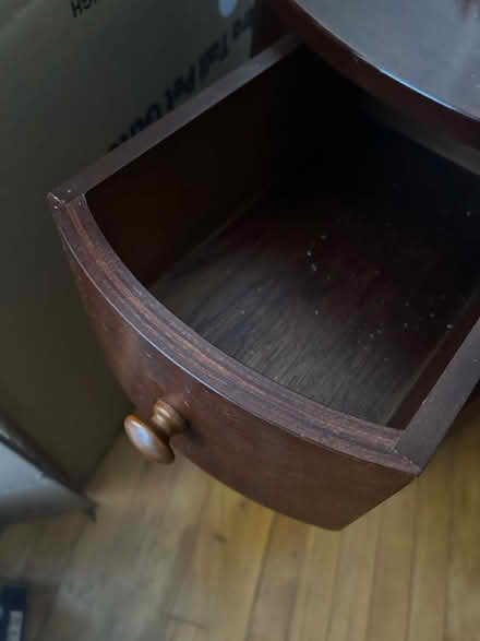 Photo of free Two Circular Bedside Tables (Forest Hills) #3