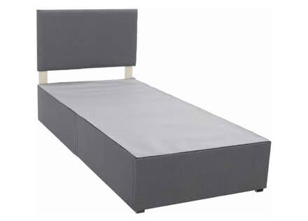 Photo of free Light grey divan bed base (Basildon SS13) #1