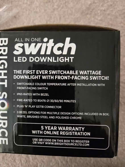 Photo of free All-in-One Switch LED Downlight (West Bridgford NG2) #3