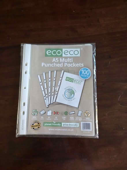 Photo of free Approx twenty A5 punch pockets- unused (Bluebell Hill ME5) #1