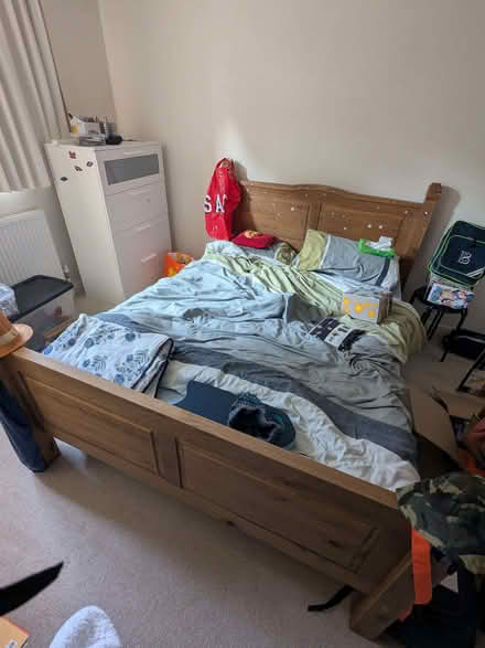 Photo of free King Bed frame and IKEA chest of drawers (Canford Cliffs BH13) #1