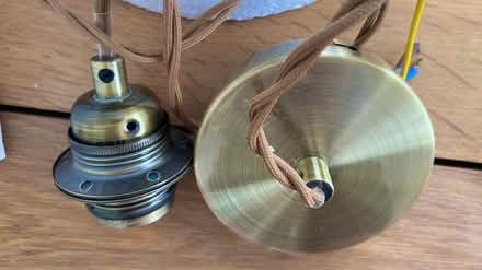 Photo of free Glass Pendant Light (M16 9 WT) #4