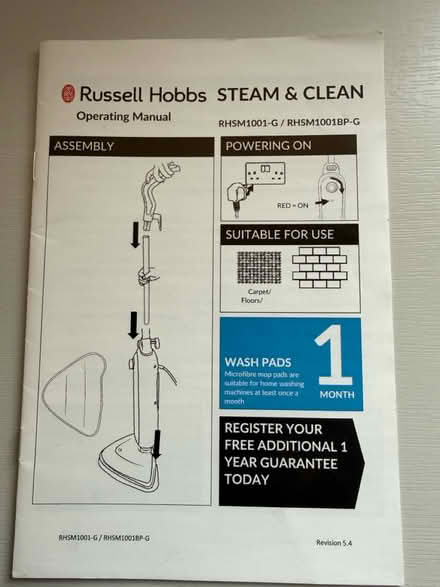 Photo of free Russell Hobs Steam Cleaner (Sheffield S11) #3