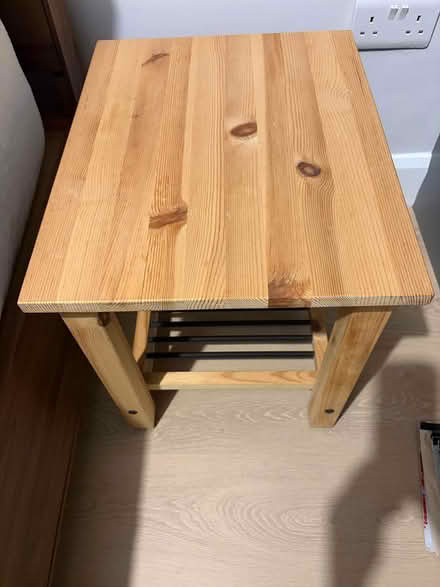 Photo of free 2 wooden side tables (Ballsbridge) #1