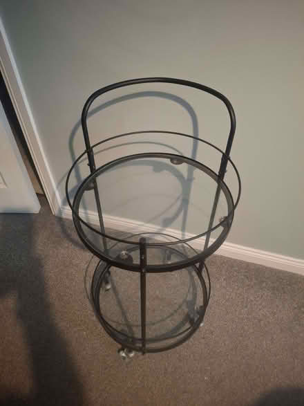 Photo of free Drinks trolly/bedside table with wheels (Derryaghy BT28) #2