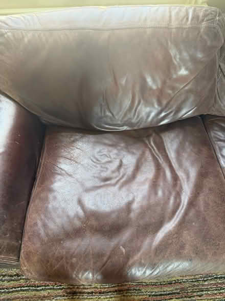 Photo of free Leather sofa #2 (Queens Park W10) #3