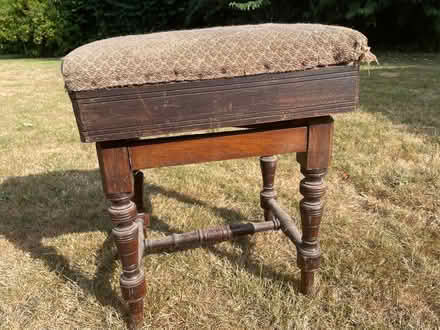 Photo of free Old piano stool needing repair and reupholstering (Wigmore HR6) #1