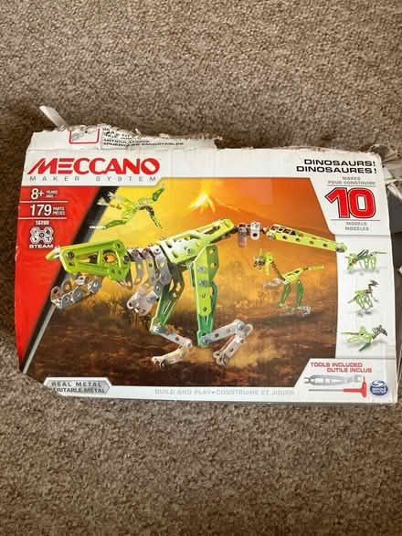 Photo of free Meccano model dinosaur (Cam GL11) #1