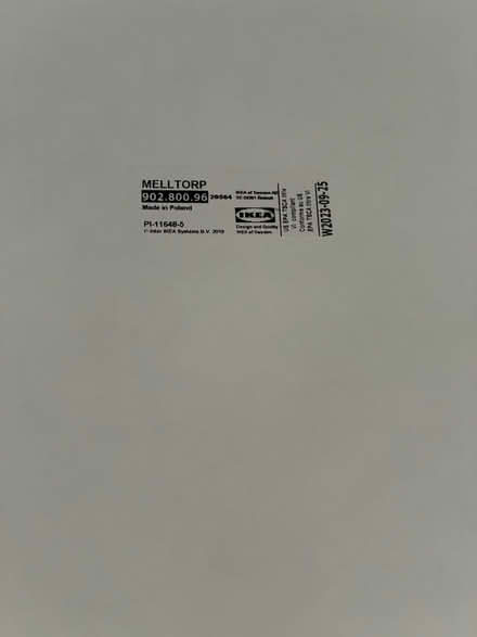 Photo of free IKEA MELLTORP White Dining Table (Potters Bar EN6) #4