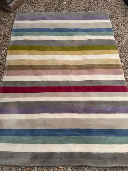 Photo of free Large stripy rug (Cheltenham) #1